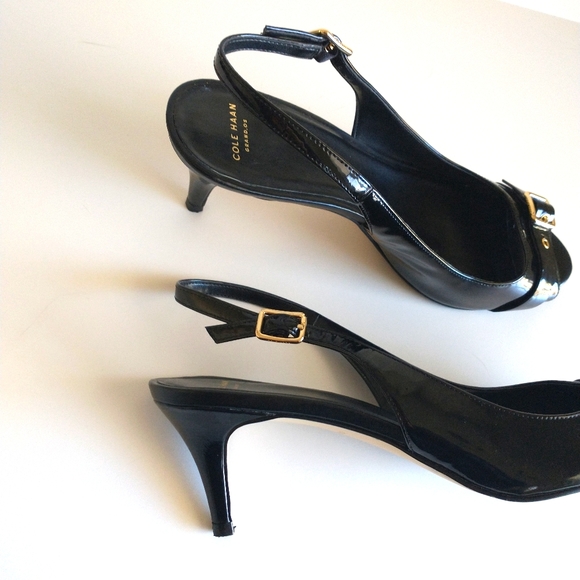 COLE HAAN Wilma Slingback Pump Heels - Picture 4 of 13